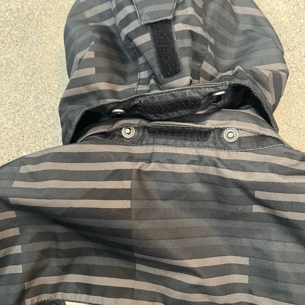 Columbia Interchange‎ Kids Snow Jacket Size XS 6 7 Black Stripe Outgrow System - Picture 7 of 11